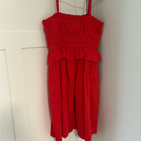 ANTONIO MELANI Red Ruffle Dress - Picture 3 of 4